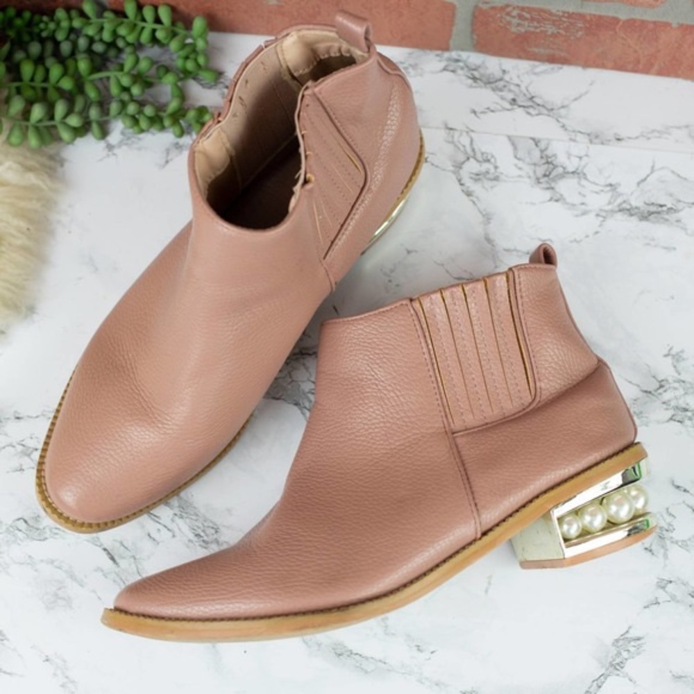 Catherine Malandrino Pearl Heel Boot